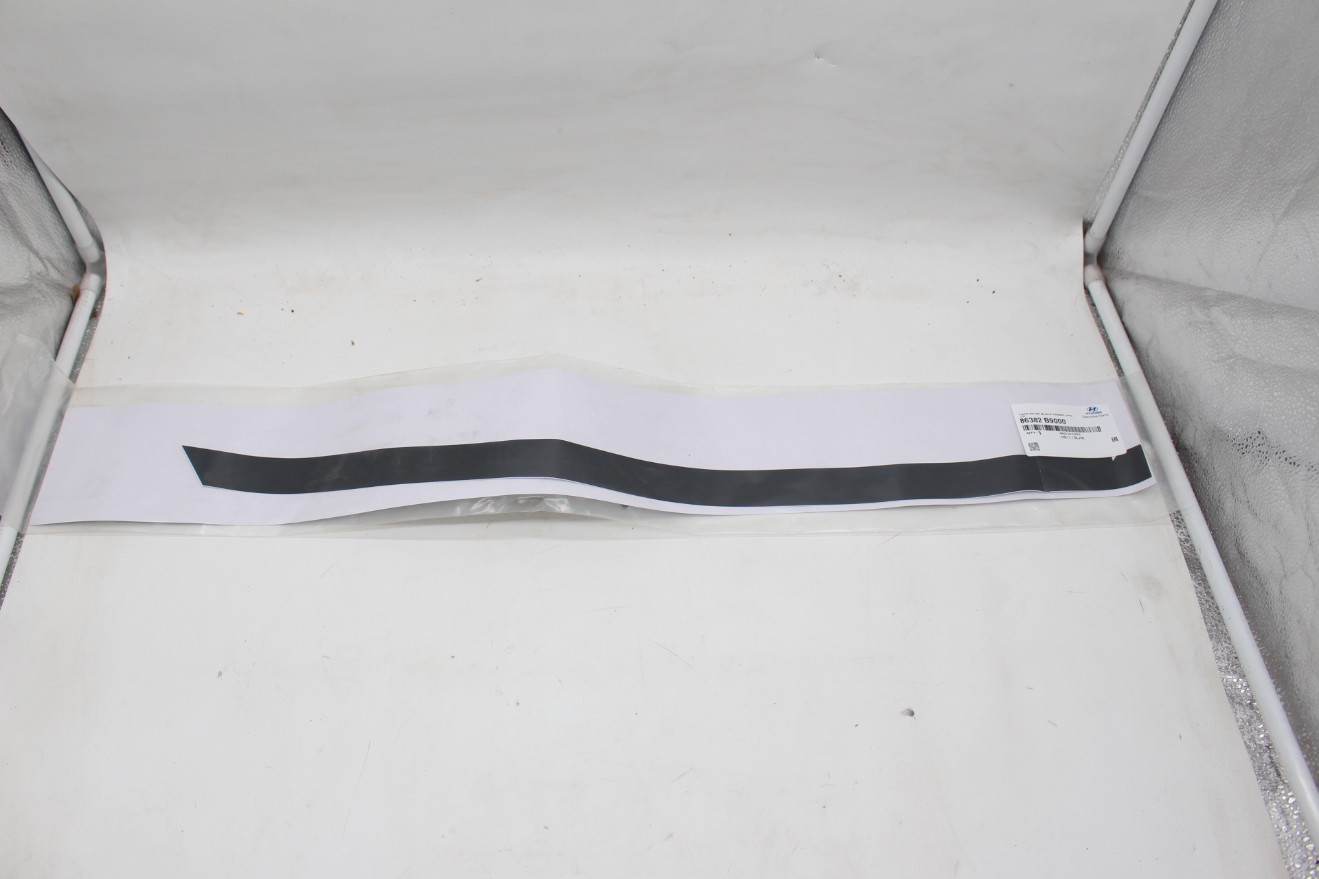 Zierfolie Türrahmen hinten links Hyundai i10 2013-2019 86382B9000 schwarz