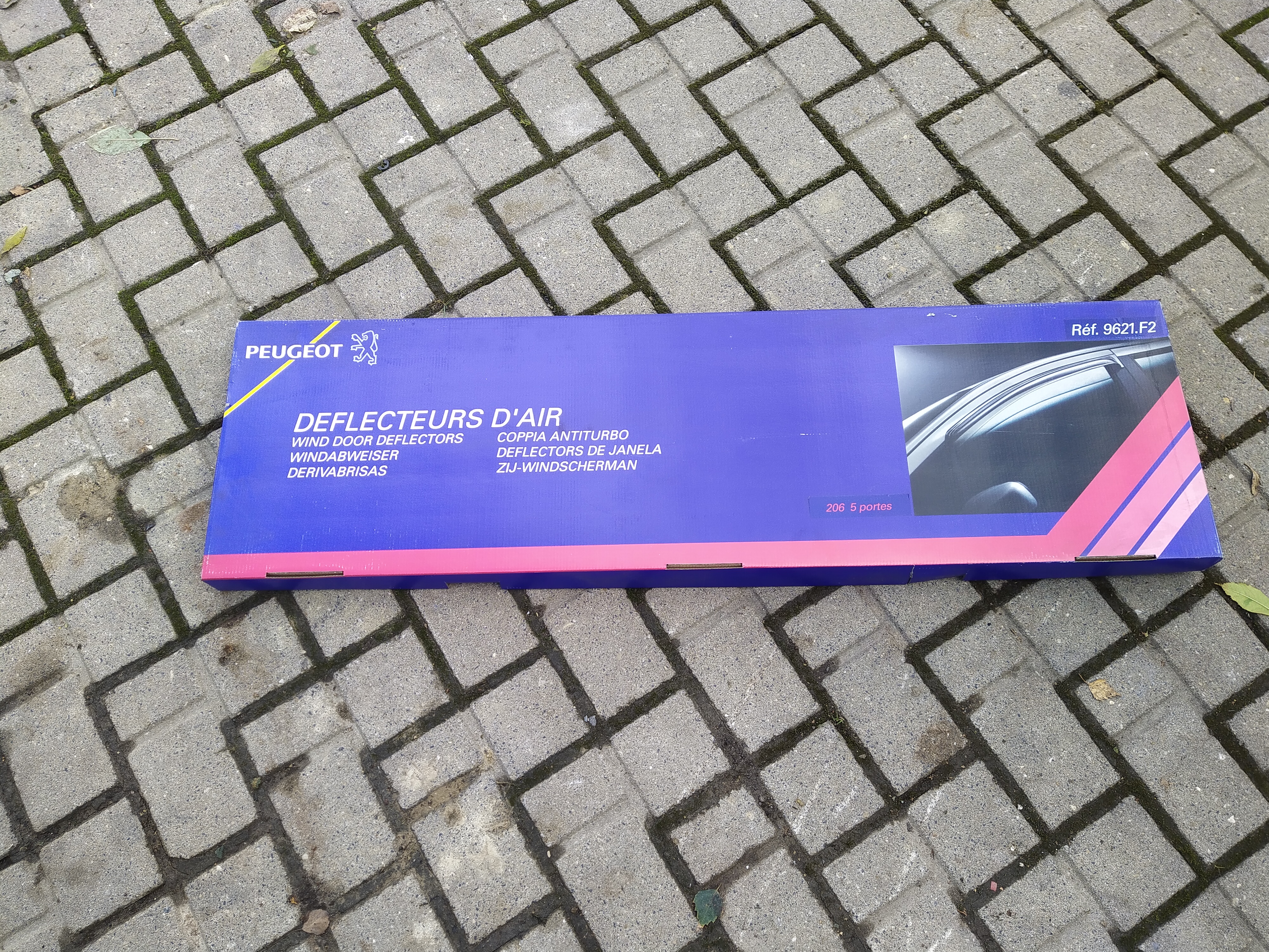 Original Design Peugeot 206 Windabweiser 9621F2 NEU NOS NEW RAR SELTEN