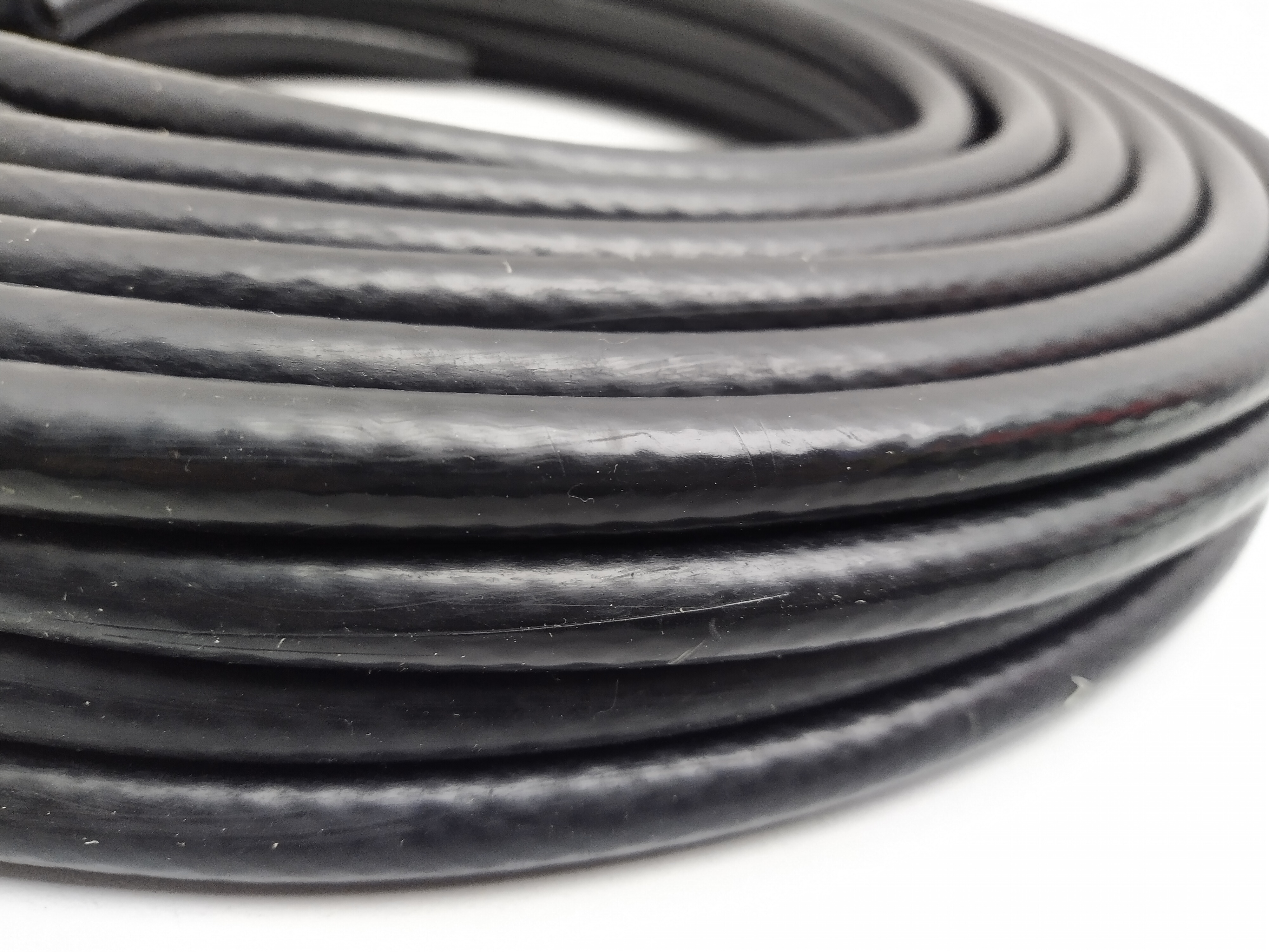 6mm Silikon Unterdruckschlauch verstärkt schwarz