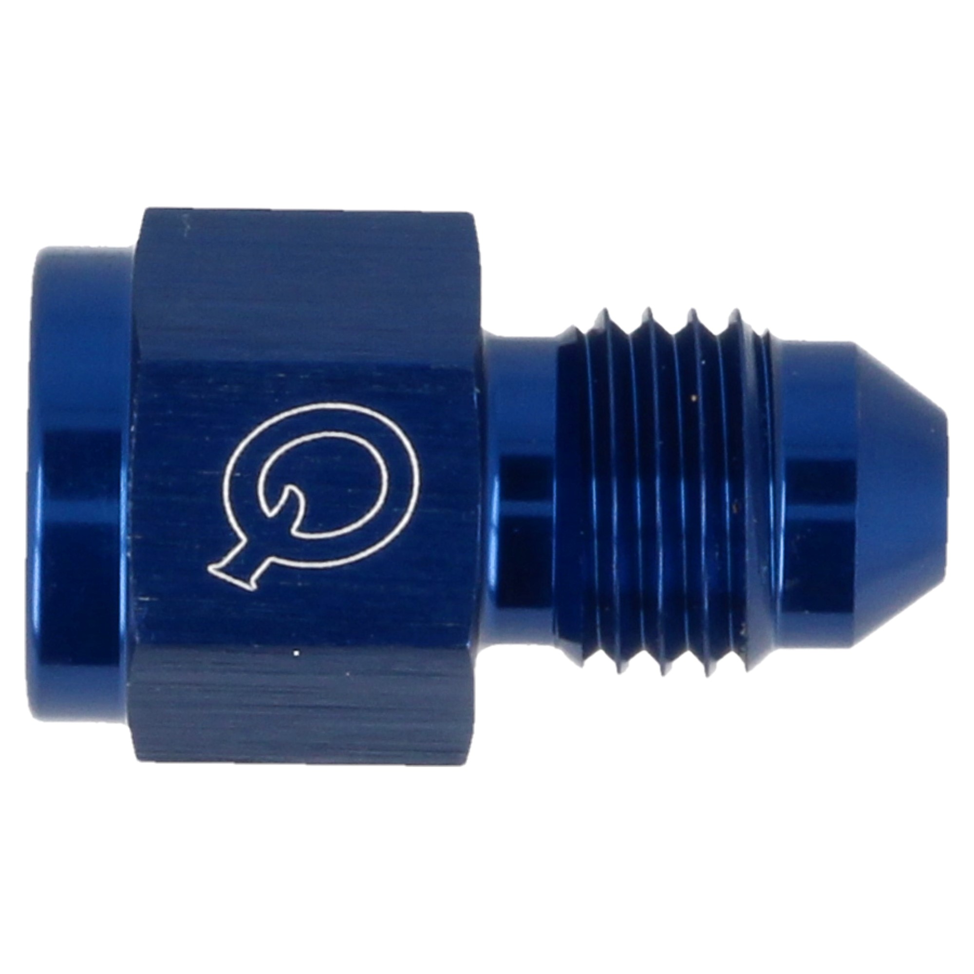 QSP Adapter Dash 3 / AN3 Male auf 1/8 NPT Female blau