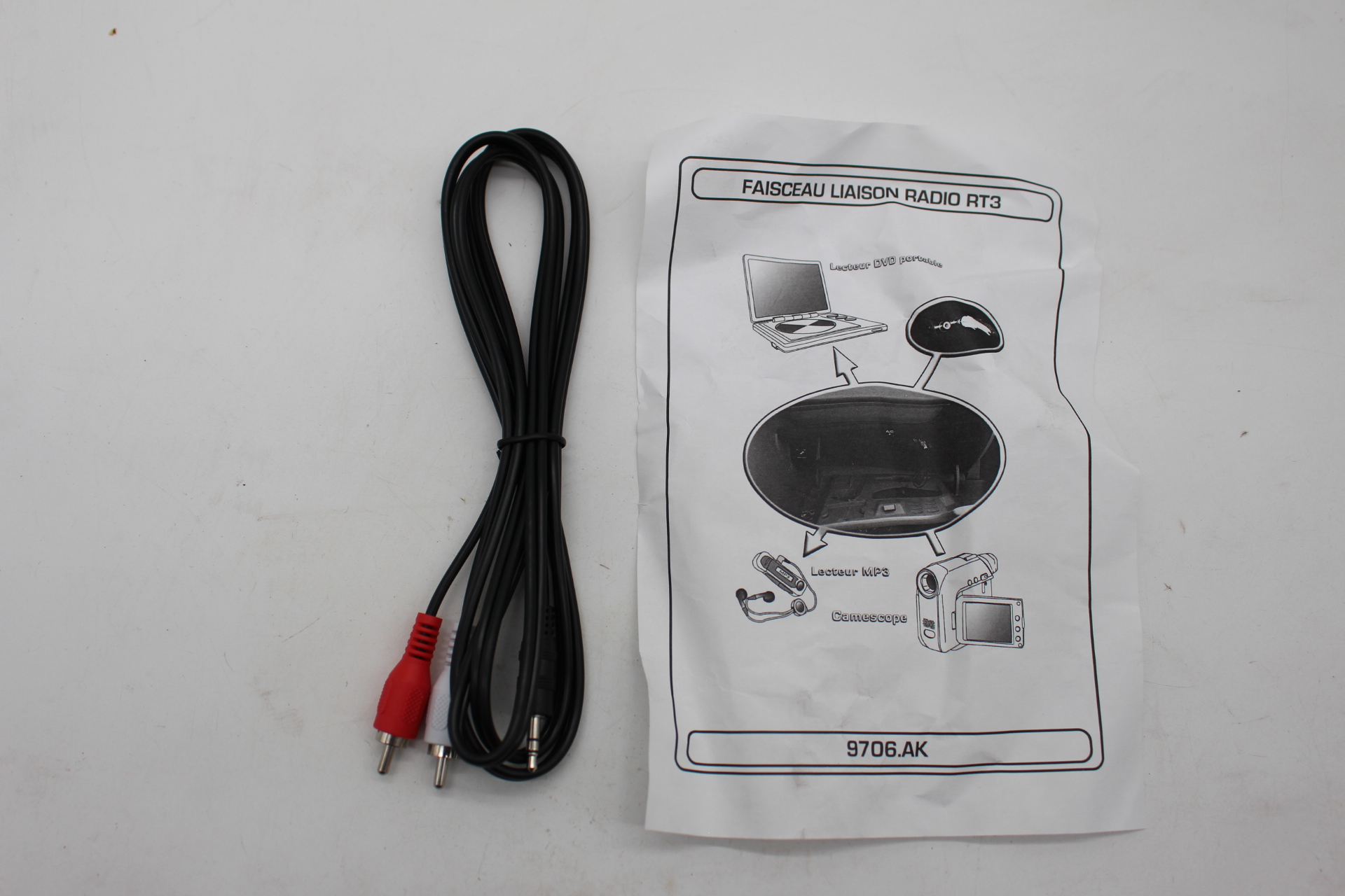 Peugeot / Citroen VERBINDUNGSKABEL FÜR AUTORADIO 9706AK NEU NOS NEW OEM