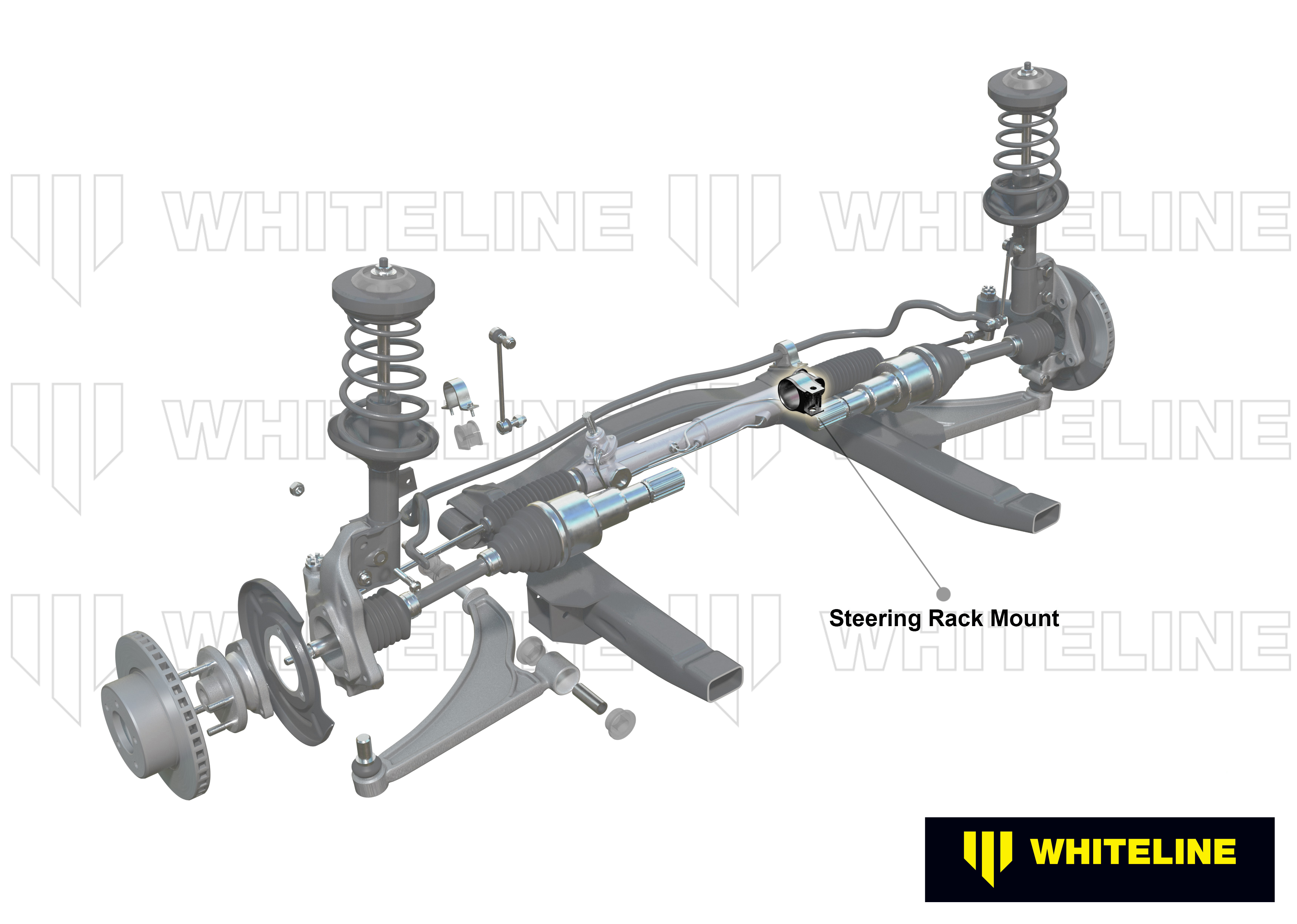 Whiteline Lenkgetriebe - Lagerung Buchsen-Set für Nissan Pulsar N14/N14 FWD/N15